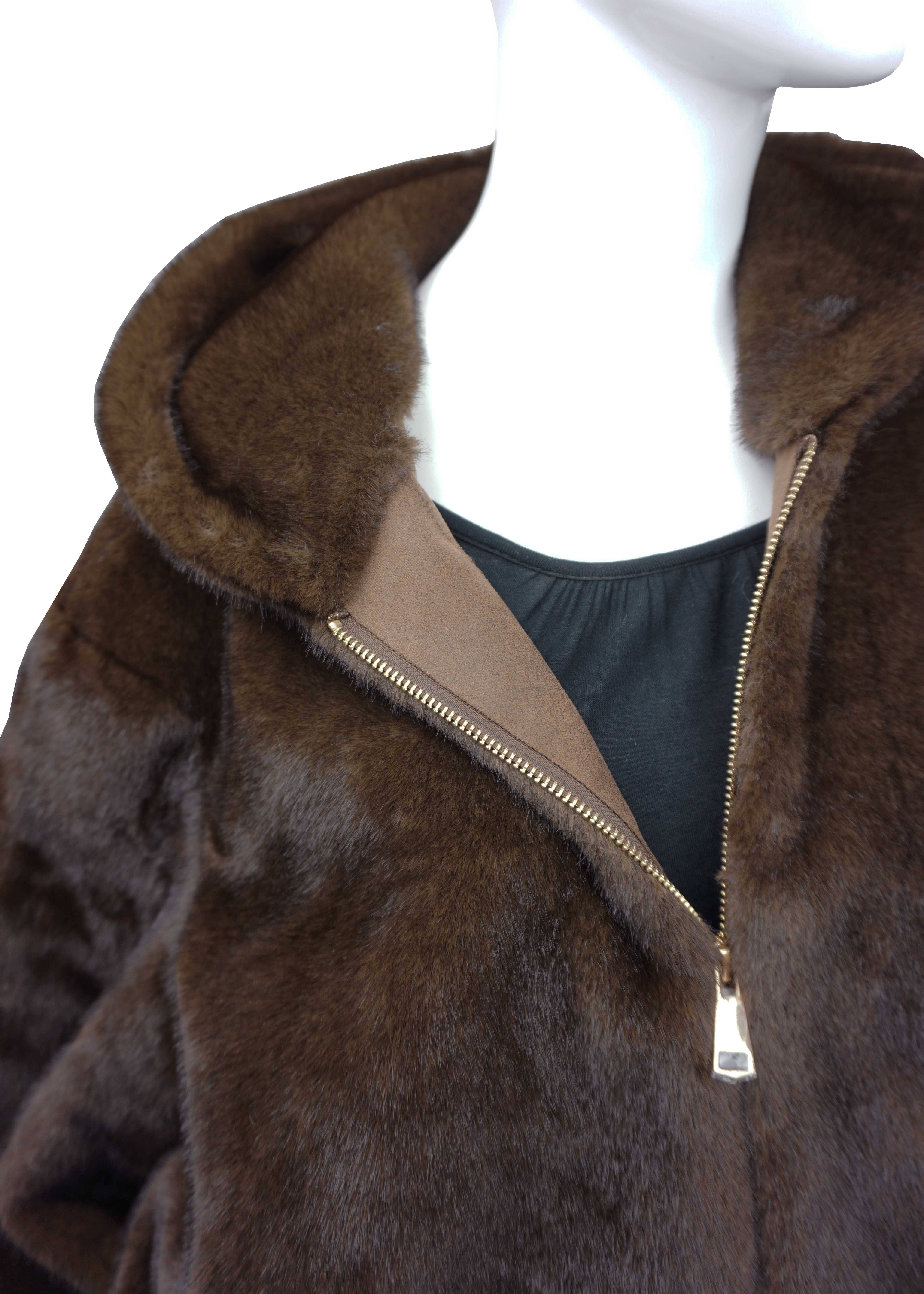 Anais - Wholesale Jacket - Women's - Faux fur hooded jacket MT09011