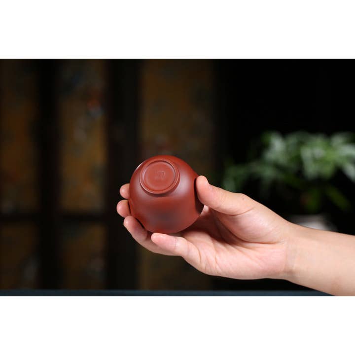 Gohobi (We cover U.S. import duties) - Wholesale Coffee/tea cup - Gohobi Red Yixing Clay Ceramic Classic Tea Cup13