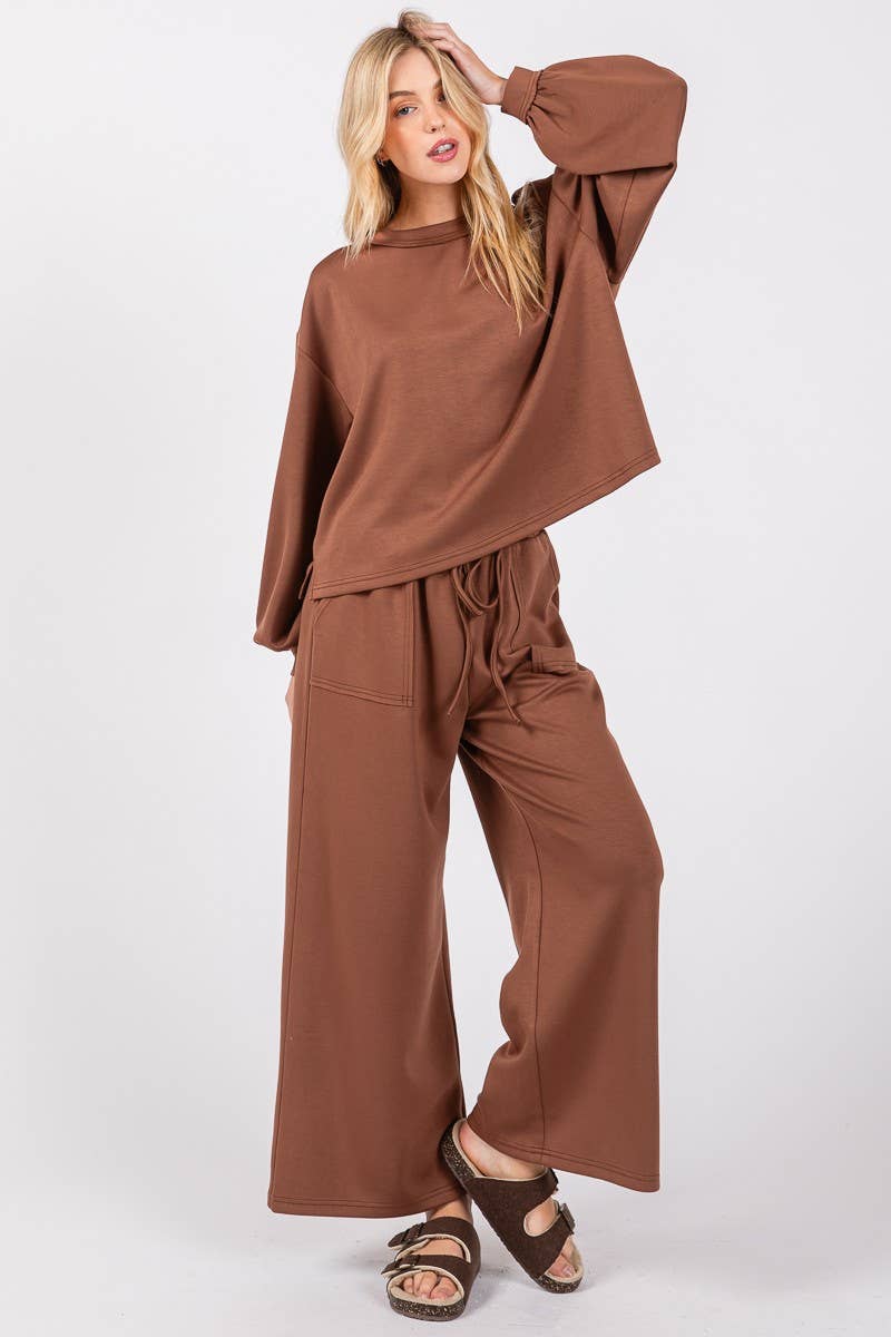 Sewn and Seen - Wholesale Lounge Set - Women's - SCUBA TOP AND PANT SETS15