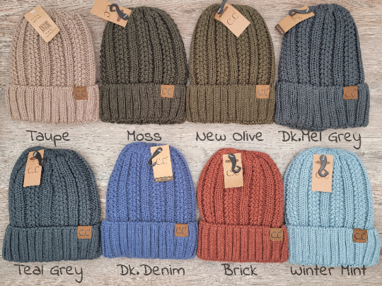 Treasure Bank – wholesale Beanie – Women's – C.C Thick Cable Knit Beanie for Adults without Pom3