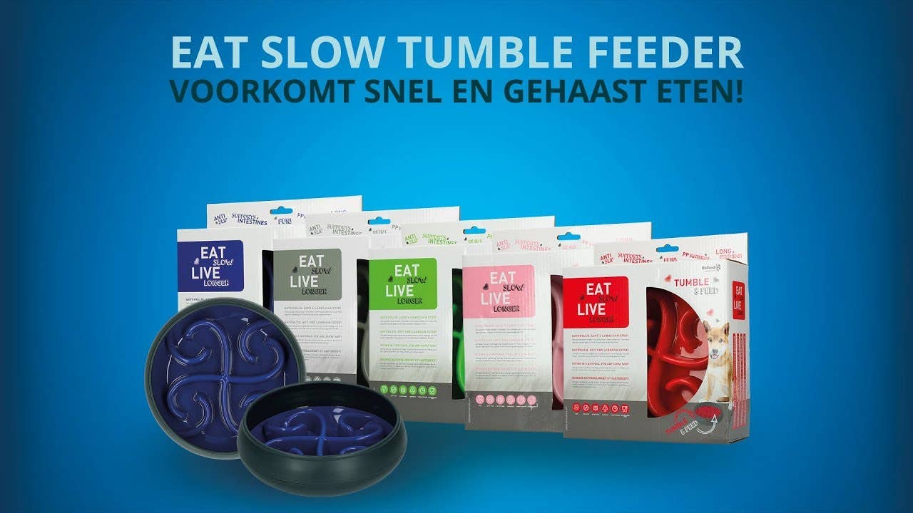 Rød Spis Langsomt Lev Længere Tumble Feeder Rød for engroshandel på Faire1