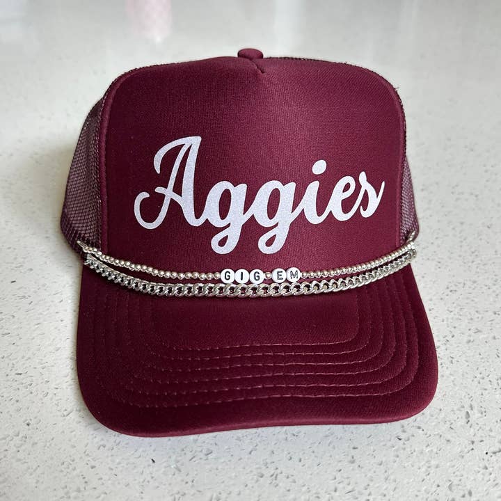 Very Cherry - Wholesale Trucker Hat - Women's - Aggies Trucker Hat1