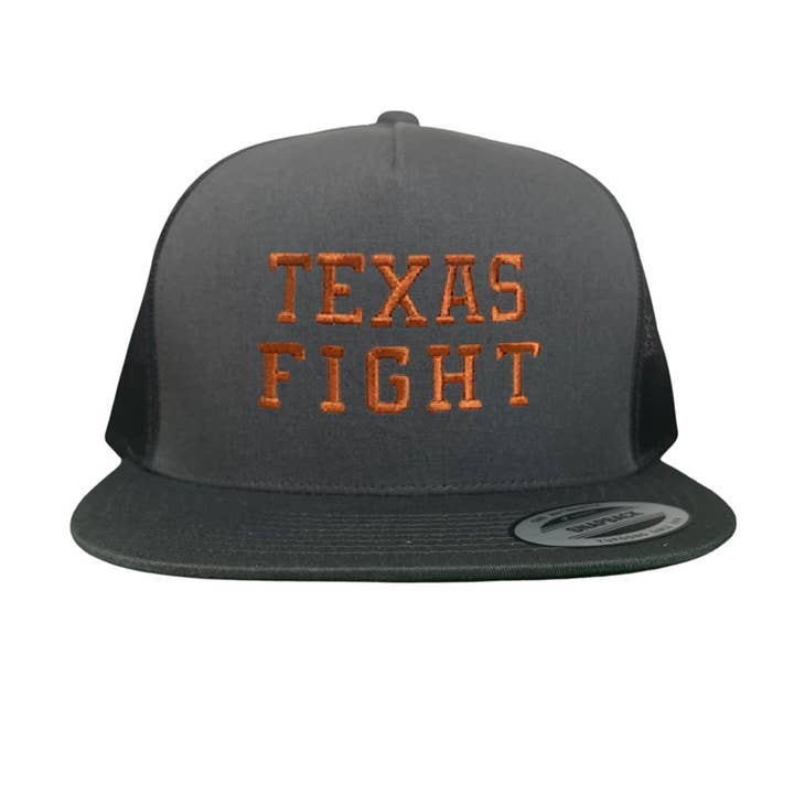 Last Stand Hats, LLC - Wholesale Baseball Cap - Unisex - Texas Longhorns Texas Fight Embroidered Hats / UT9154 / MM18