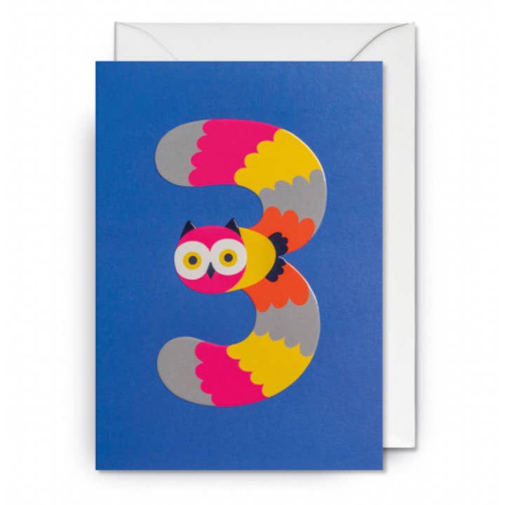 Carte de vœux "Numéro 3" - Caroline Dall'Ava pour la vente par Bazaar Noir UG