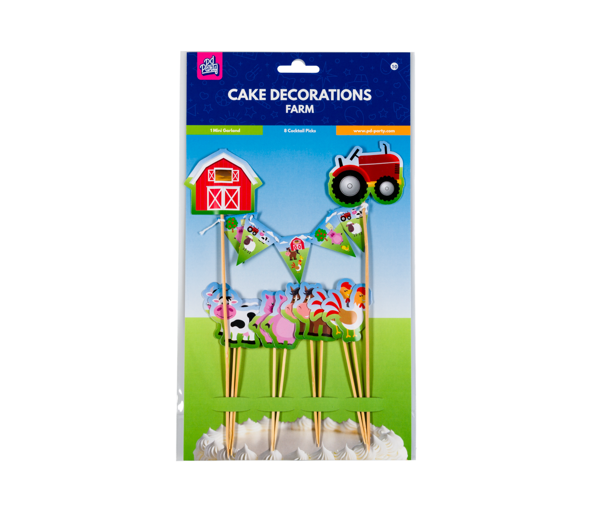 PD Party - Wholesale Cake/Cupcake Topper - Cake decorations - Farm1