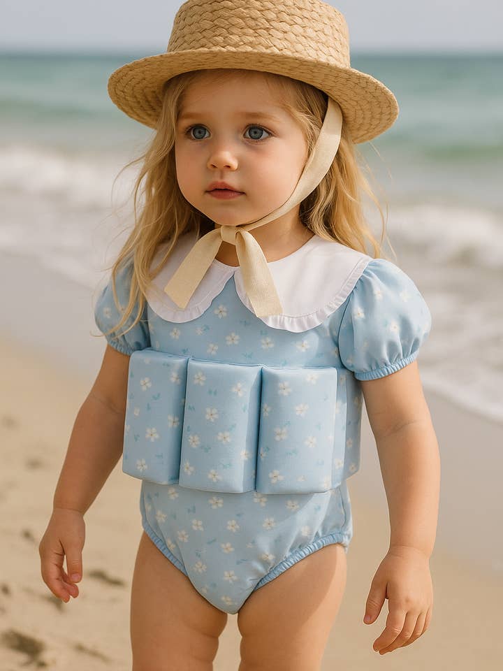 Lacey - Traje de baño bohemio para niños - Flotadores de agua - Playa de natación para venta al por mayor de Little Soleil