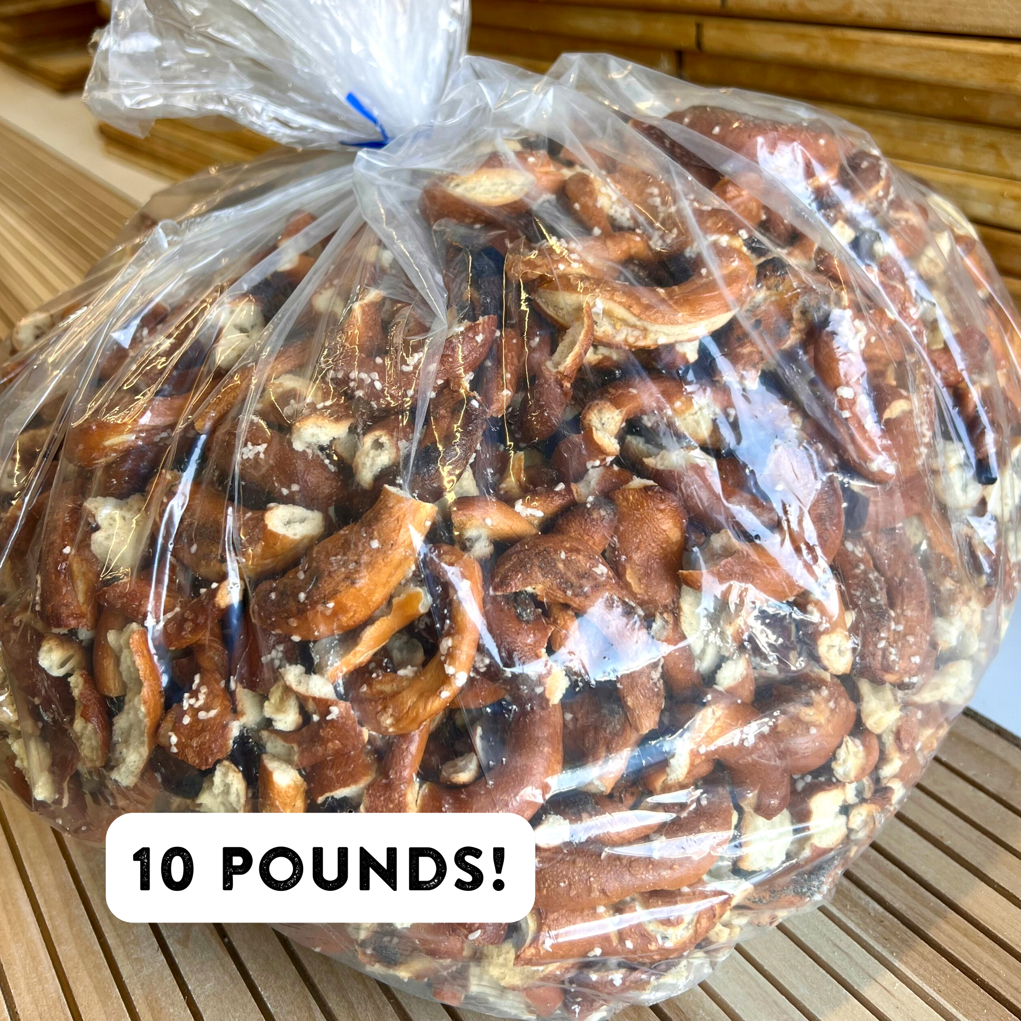 Martins Handmade Pretzels - Wholesale Pretzels - Handmade Pretzels, Salted Bulk Pieces - 10# Box2