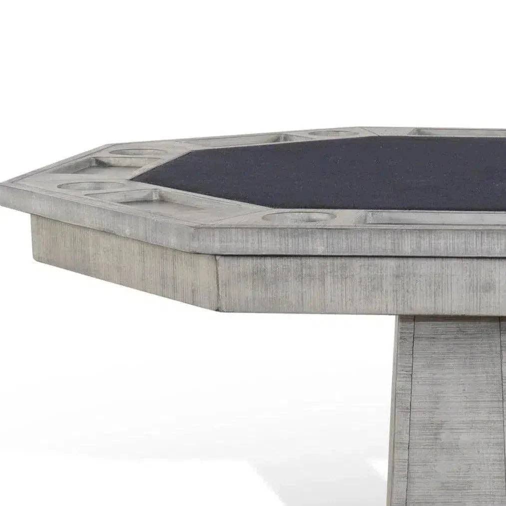 LOOMLAN – wholesale Chair – Reversible Poker Game Table Swivel Leather Chairs Set5