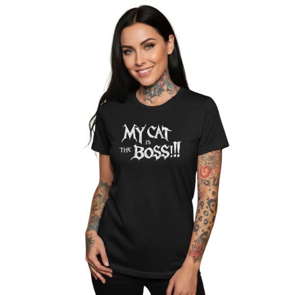 T-shirt Femme édition - My Cat Is The Boss pour la vente par Got.arts-clothingltd