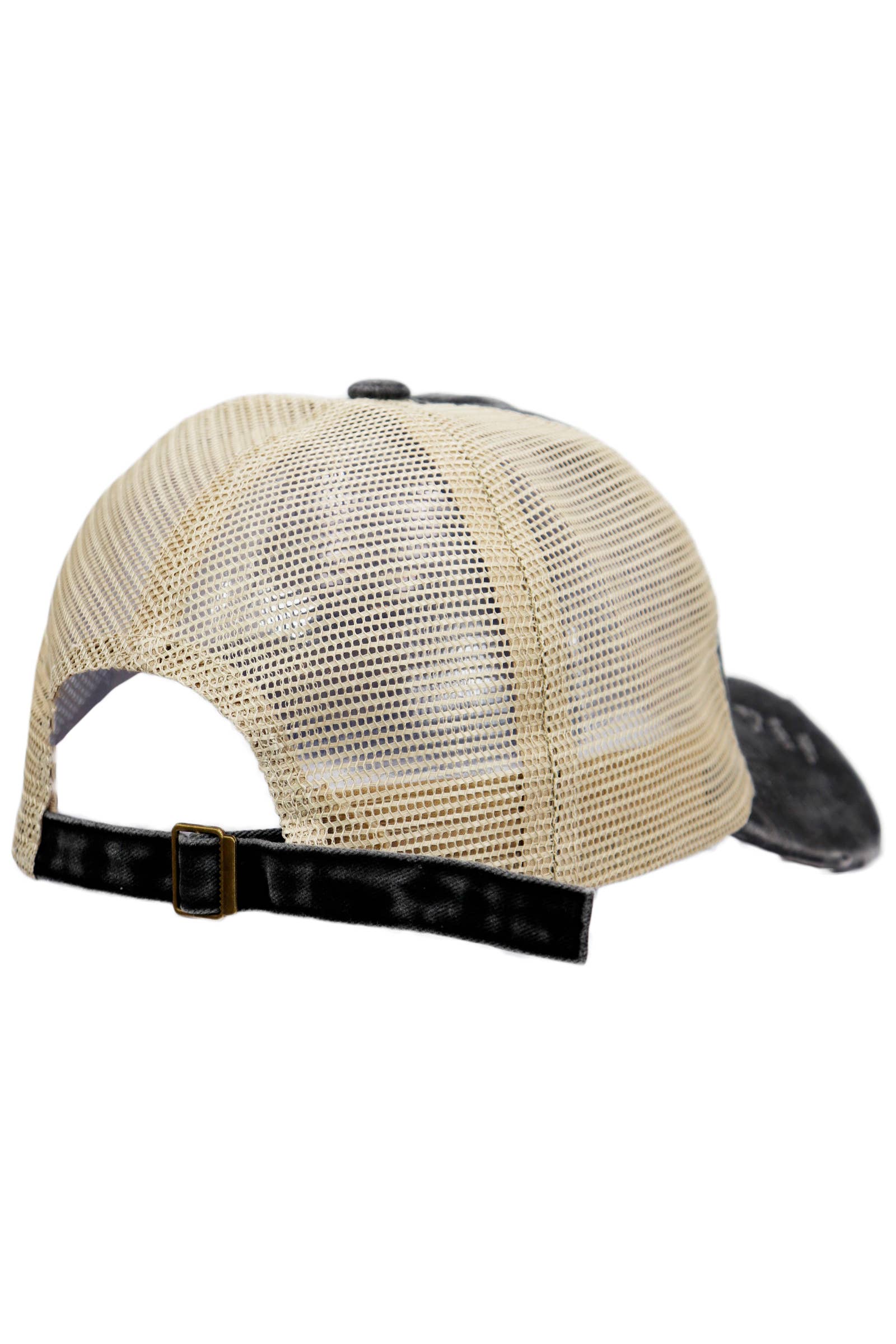 Cap Zone - Vente Casquette de camionneur – unisexe - Casquette de camionneur non structurée teinte en vêtement délavé bicolore2