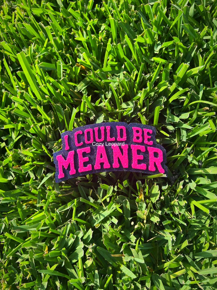 I Could Be Meaner Car Freshie for wholesale by Cozy Leopard Boutique