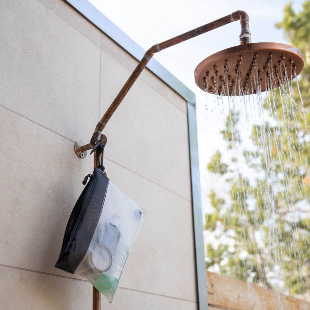 Gravel - Wholesale Toiletry Bag - Unisex - The Pouch | 3-1-1 TSA Compliant Shower Bag5