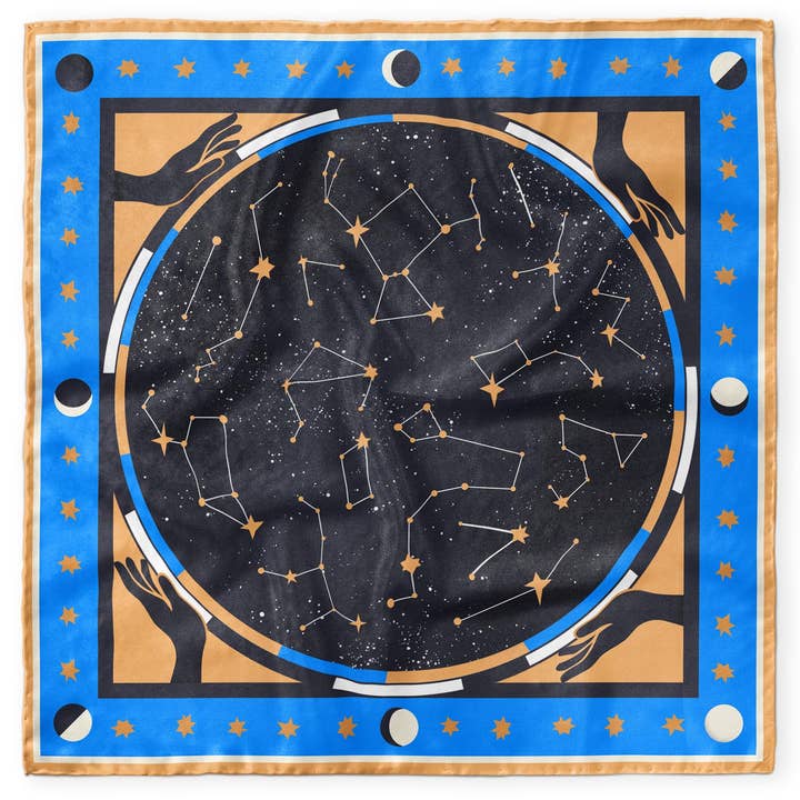 Arlo Goods - Wholesale Scarf - Women's - Constellation Silk Scarf