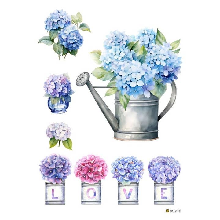 Pro Transfer Paper - Hortenses uv2 for wholesale by Atiladecor, Artesanato Lda