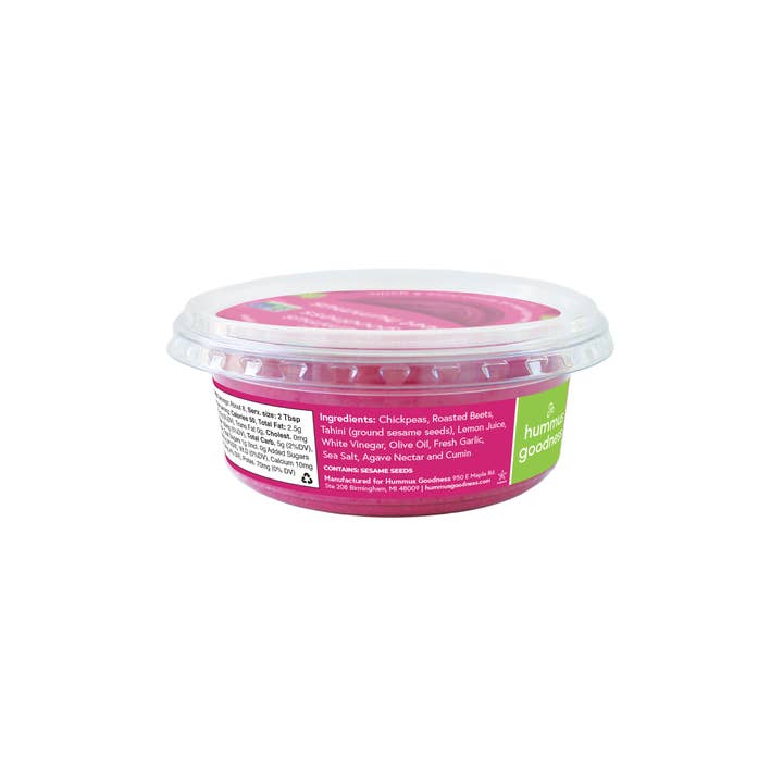 Hummus Goodness - Wholesale Dip - Hummus Goodness Beet Hummus