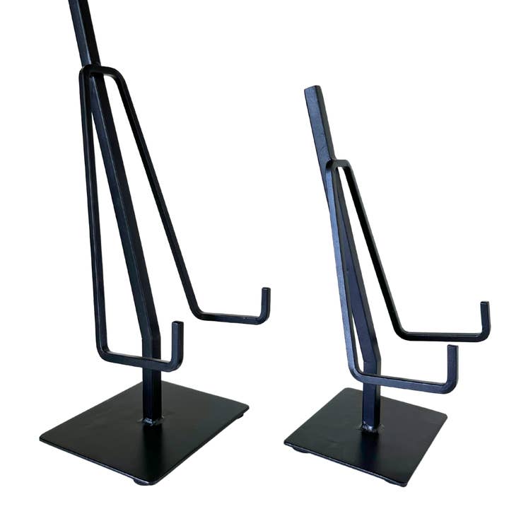 Luxe B Co - Wholesale Picture Frame - Picture Easel Stand Dual Arm Black Iron