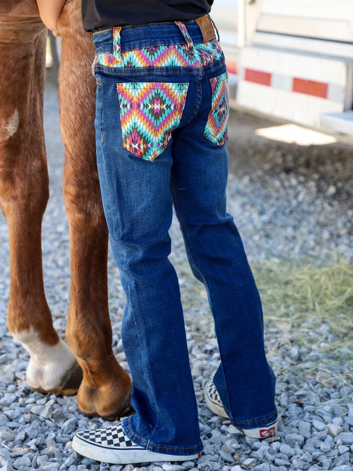 *YOUTH* DAKOTA BOOTCUT DENIM JEANS for wholesale by Ranch Dress'n
