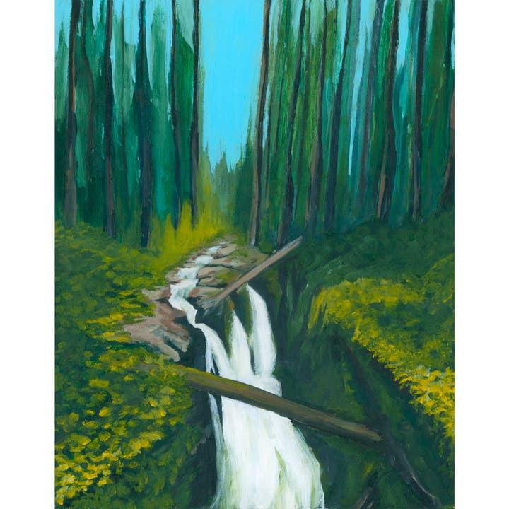 Chutes de Sol Duc - Impression d'archives pour la vente par Lily McAlpin