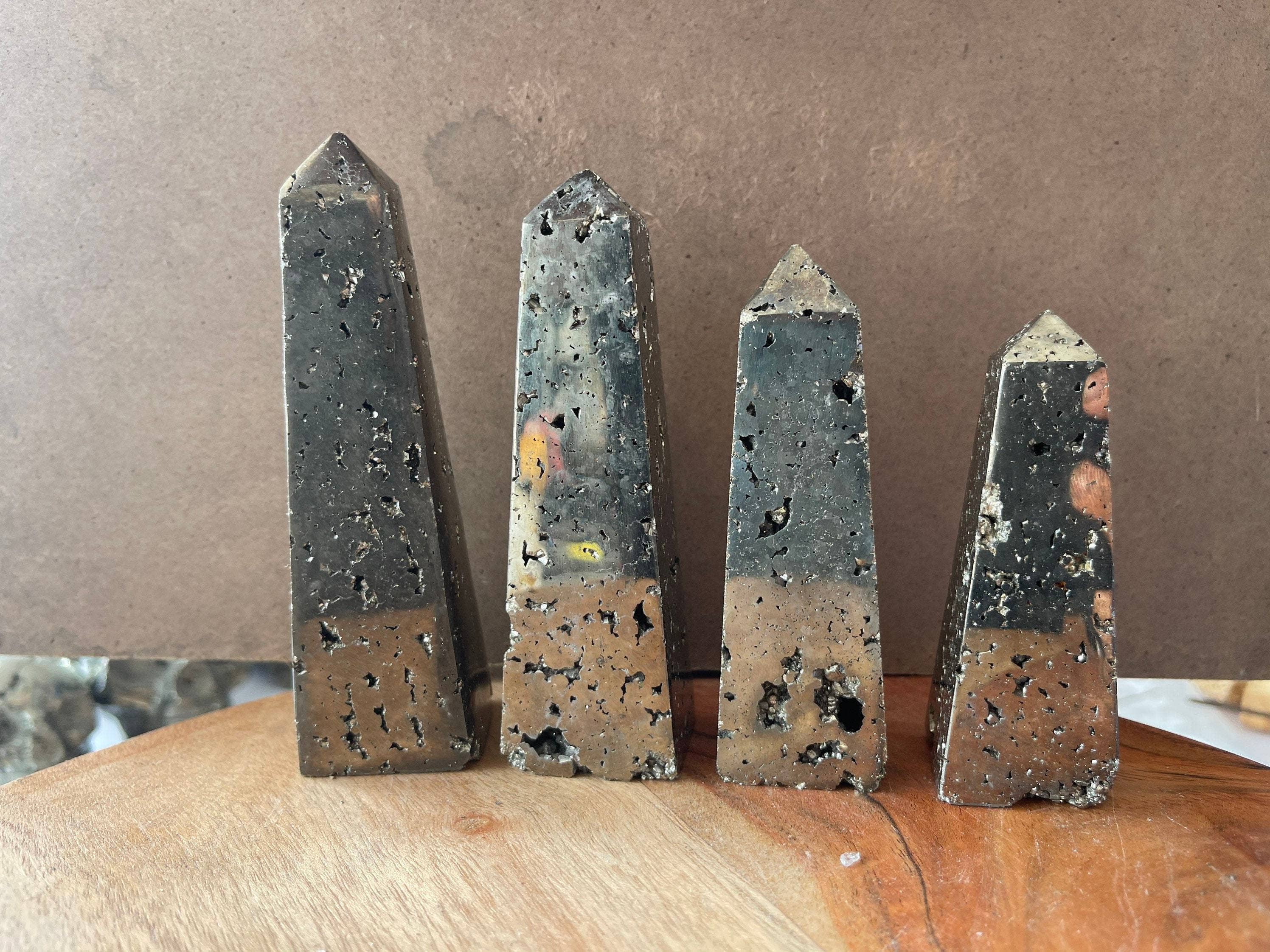 CaNatureLover - Wholesale Spiritual Stone/Crystal - Pyrite Stone from Peru: Skull, Egg, Sphere, Obelisk, Pyramid7