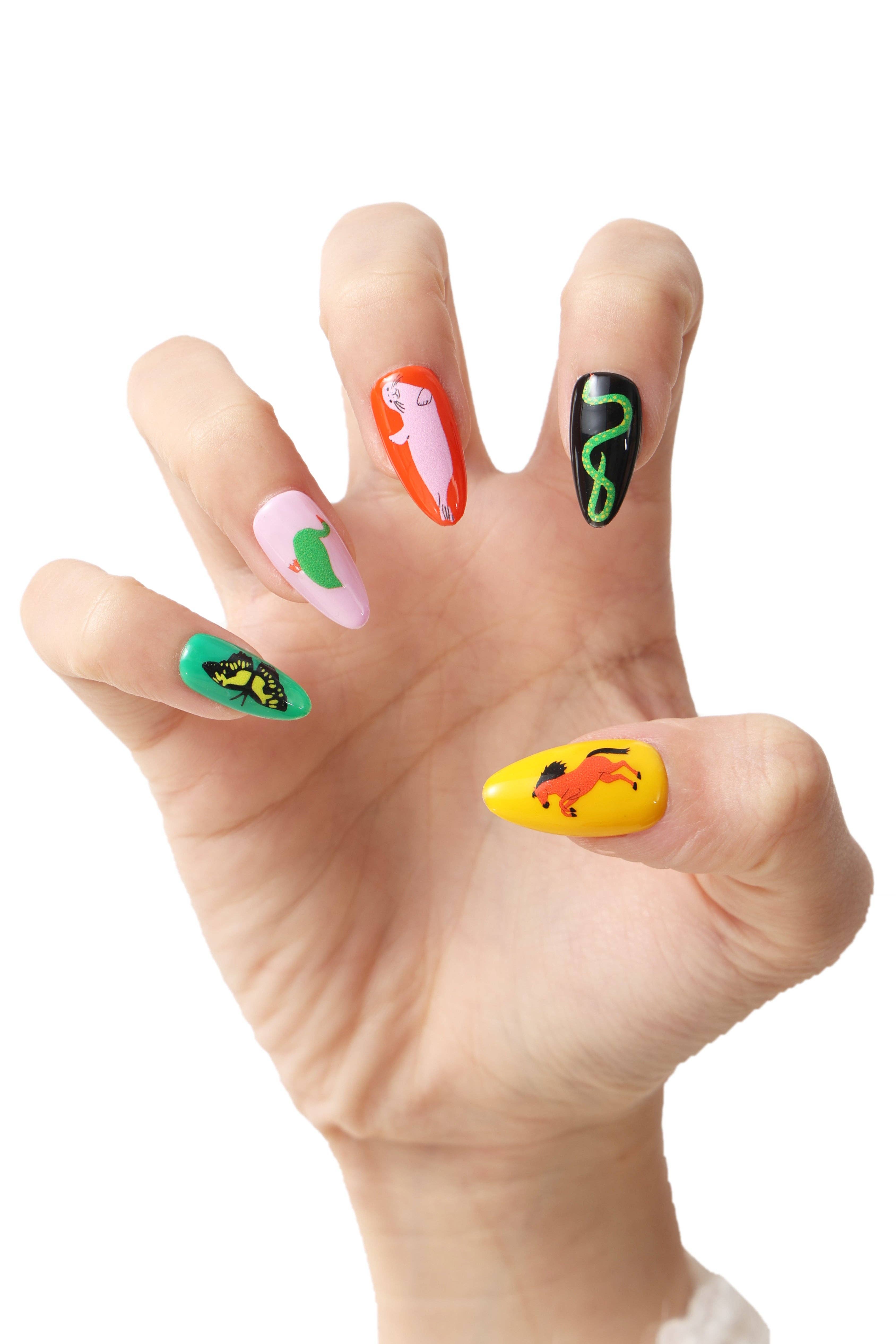 Never Have I Ever - Wholesale Press-On/Fake Nails - Animal Planet by Lorien Stern - Press-on Nails2