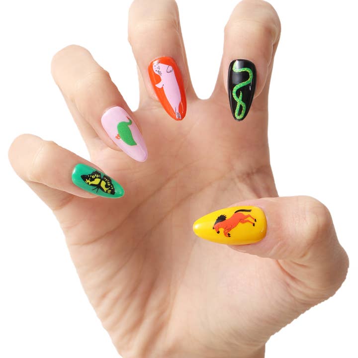 Never Have I Ever - Wholesale Press-On/Fake Nails - Animal Planet by Lorien Stern - Press-on Nails2