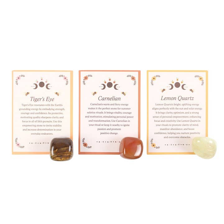 Something Different Wholesale – wholesale Spiritual stone/crystal – Summer Solstice Crystal Set2
