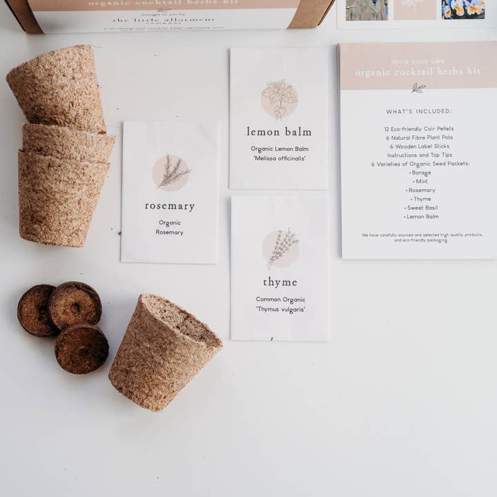 The Little Allotment Company – wholesale Plant seeds – Grow Your Own Cocktail Herbs Kit4