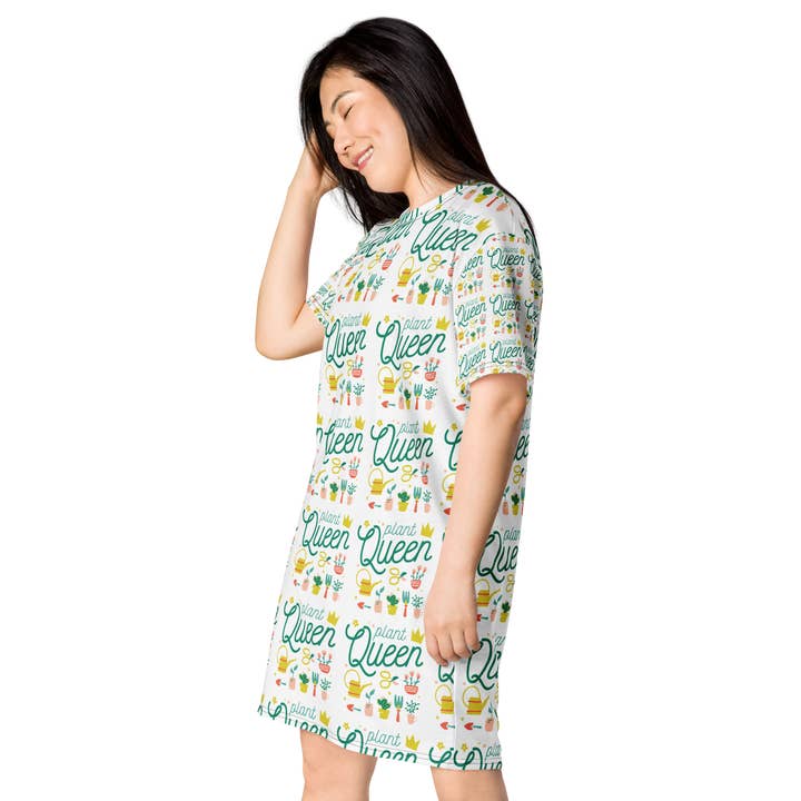 Diamond Eyes Enterprises - Wholesale Dress - Women's - Plant Queen T-Shirt Dress4