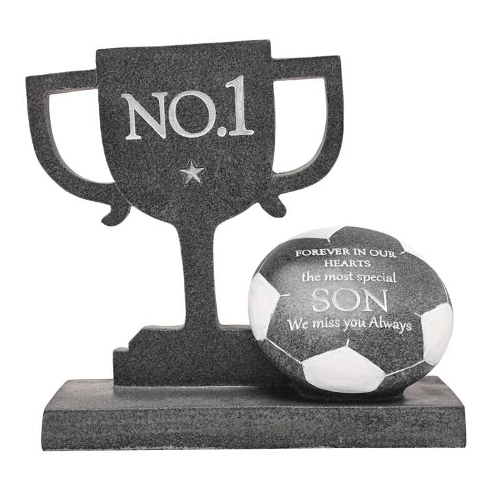 Gedanken an Dich Grabplatte - Fußballpokal für den Großhandel von WIDDOP and Co.
