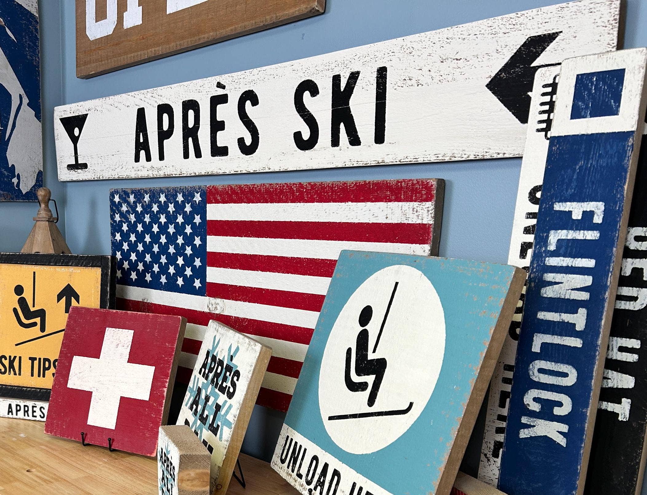 Winni Made - Wholesale Sign - Après Ski Rustic Wood Sign2
