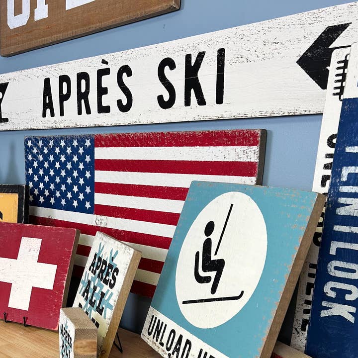 Winni Made - Wholesale Sign - Après Ski Rustic Wood Sign2