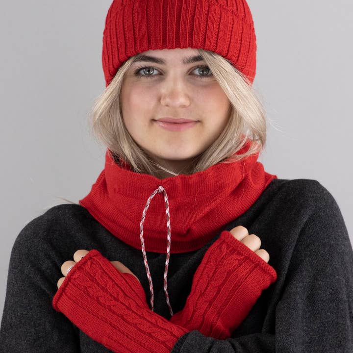 Cadenza Italy Ltd – wholesale Halsduk - Dam – 100% Merinoull Dragsko Snood1