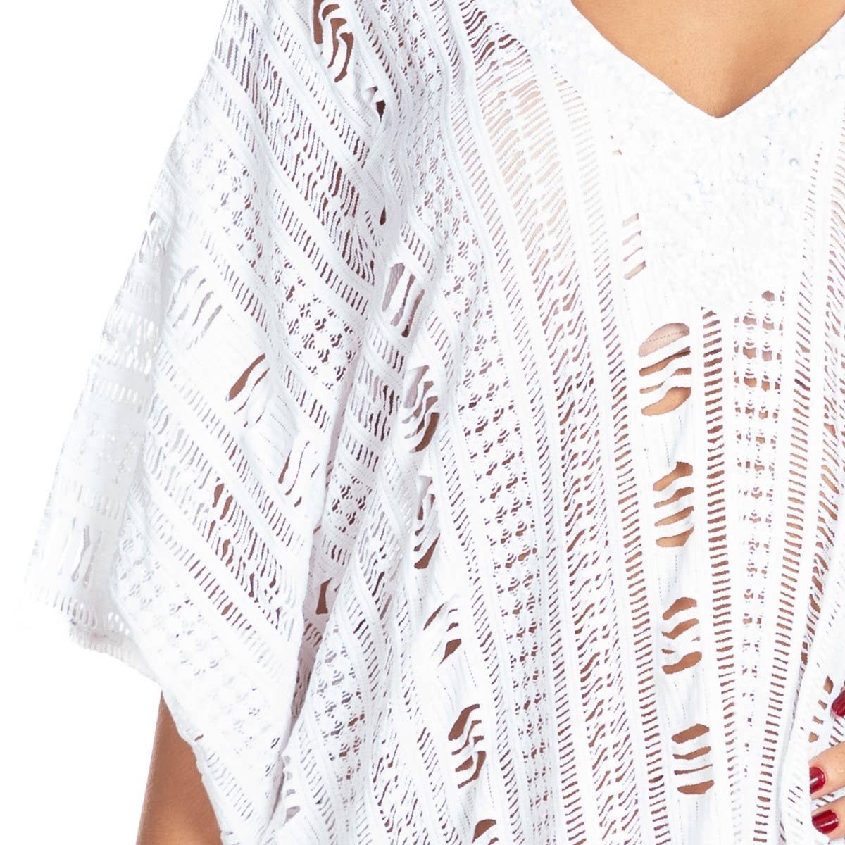 Blank Isla Bonita By SIGRIS Poncho Mykonos 35312 for wholesale on Faire2