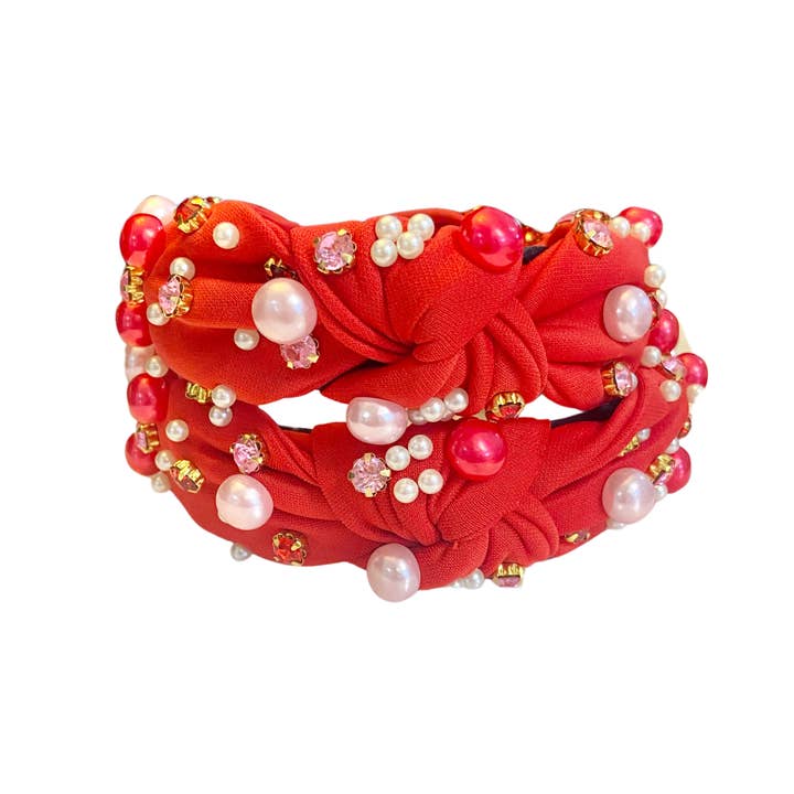 Valois Designs - Vendita all'ingrosso Fascia per capelli - Donna - Cerchietto con Strass a Forma di Cuore di Cupido - San Valentino