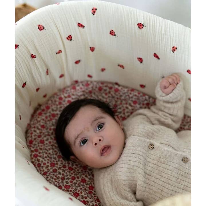 Manufacture des bébés français - Wholesale Bassinet - Baby - Bassinet cover Ladybugs3