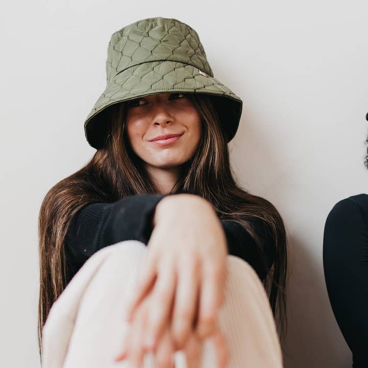 Pretty Simple - Wholesale Bucket Hat - Women's - Chiara Quilted Bucket Hat Wholesale4