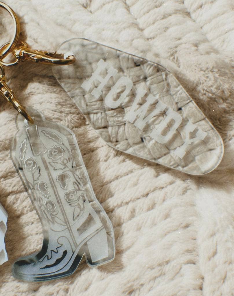 GoneWestDesigns - Wholesale Keychain - Women's - Howdy Keychain Western Keychain Minimalist Jewelry 2