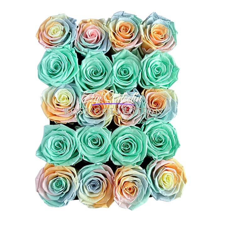 Ezgi Sertcetin - Wholesale Artificial flowers - Preserved Rose Deco Gift Box|Premium Quality Handcrafted 20 Roses x 6.5 cm Diameter|Non Toxic|Excellent for All Events and Organizations|by Ezgi Sertcetin72