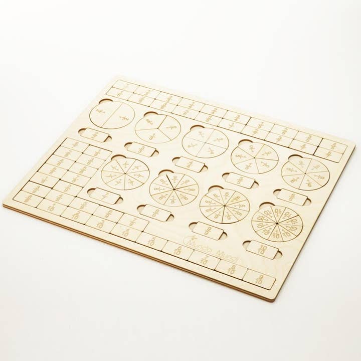 Wooden material the study of fractions for wholesale by Munda Mundi