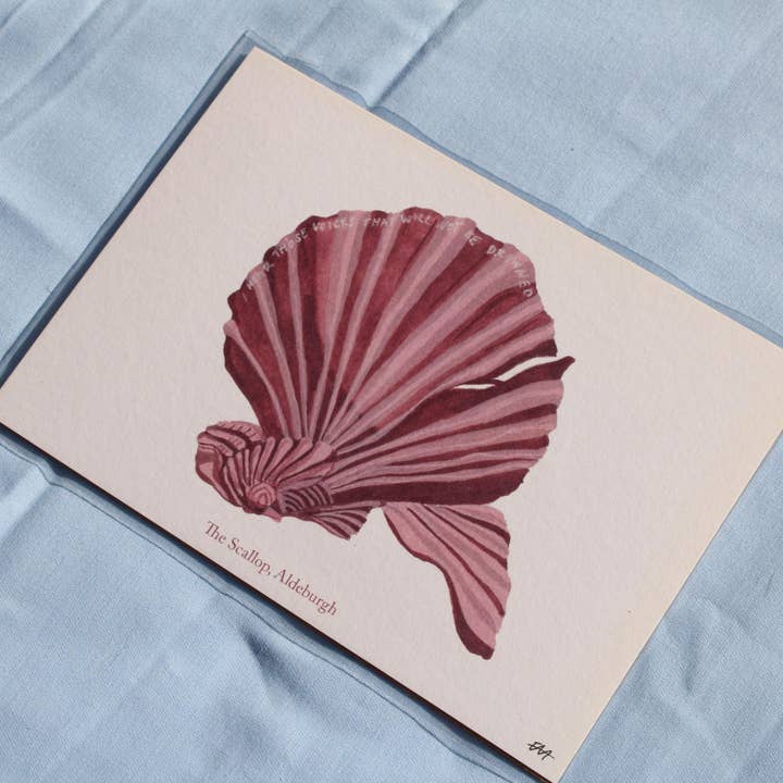 Emma Holmes Art - Wholesale Art Print - The Scallop, Aldeburgh – A5 Art Print7