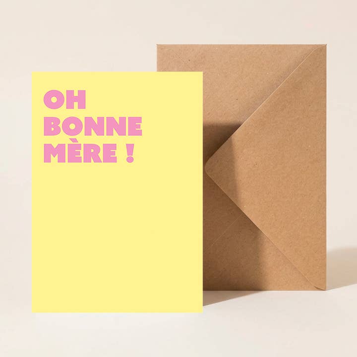 Biglietto + busta "Oh Buona Madre" per la vendita all'ingrosso da parte di Majo Edition