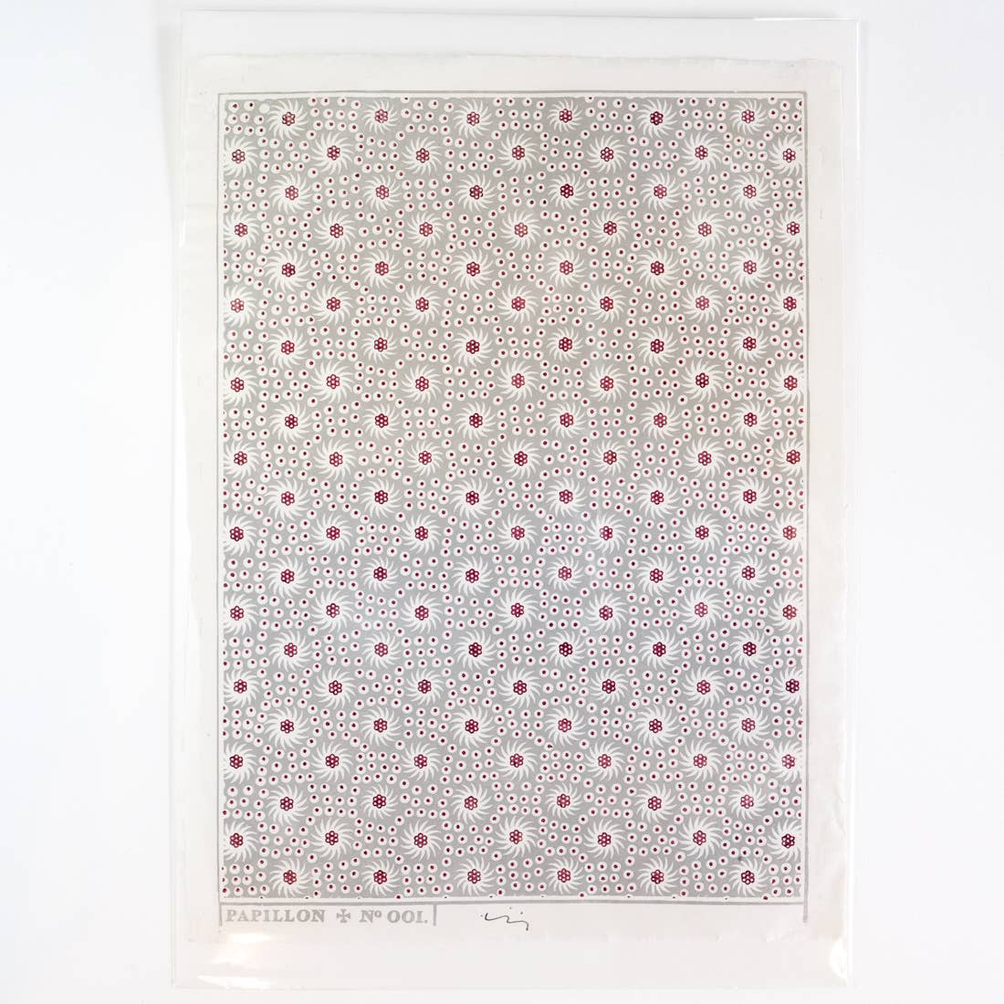 Papillon Press - Wholesale Art Print - French Pinwheel Block Print7