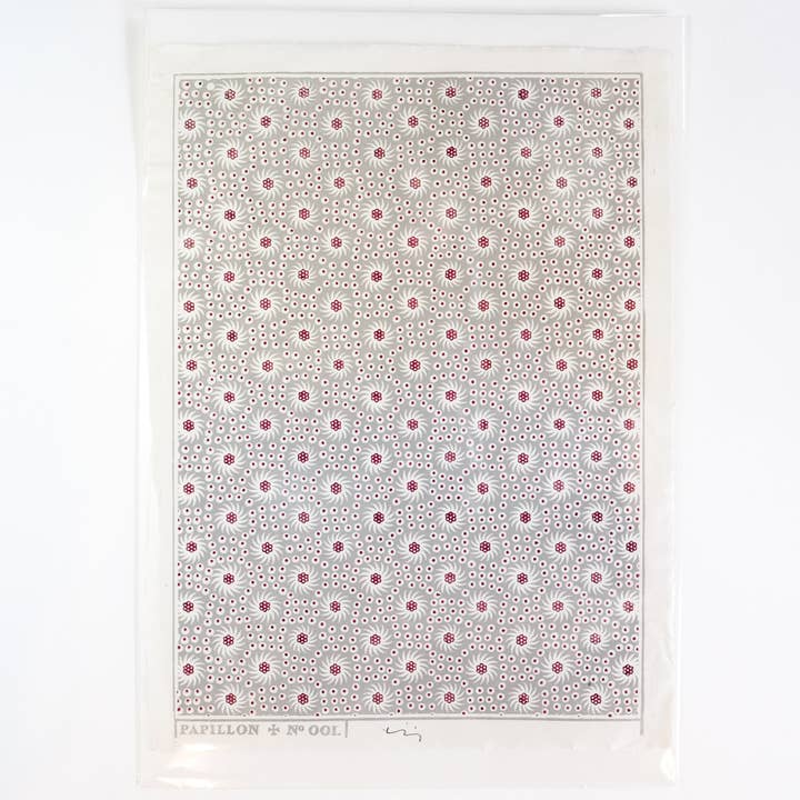 Papillon Press - Wholesale Art Print - French Pinwheel Block Print7