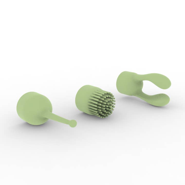 Liebe Seele - Wholesale Sex Toy - Dynamic Rainbow Silicone Bullet Vibrator - Green