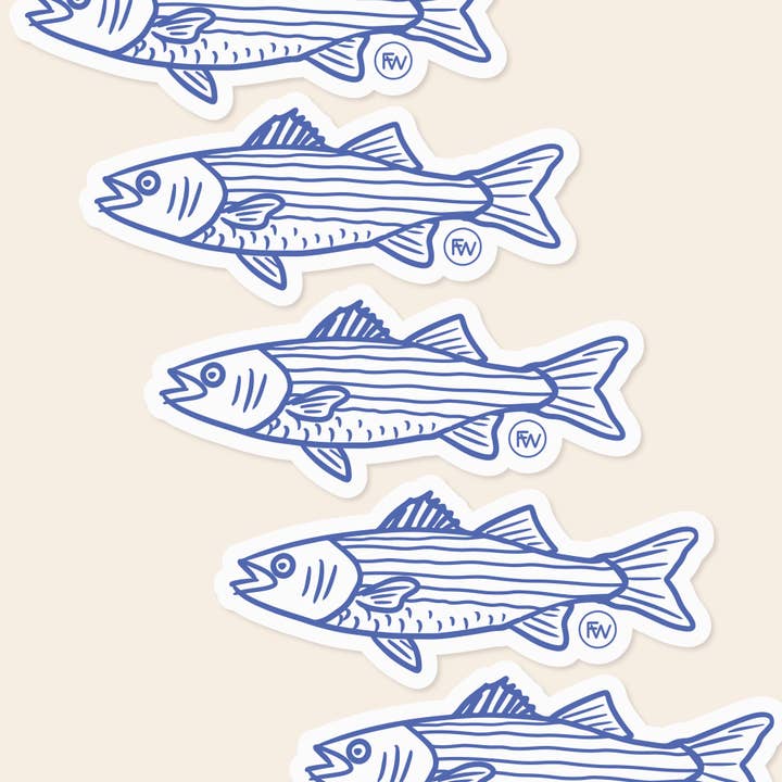 Freshwater Curated Goods - Wholesale Sticker - Freshwater Fish Sticker1