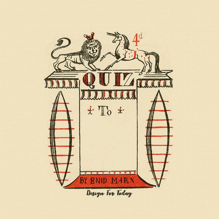 Design For Today - Wholesale Book - Kids - Enid Marx & Quiz