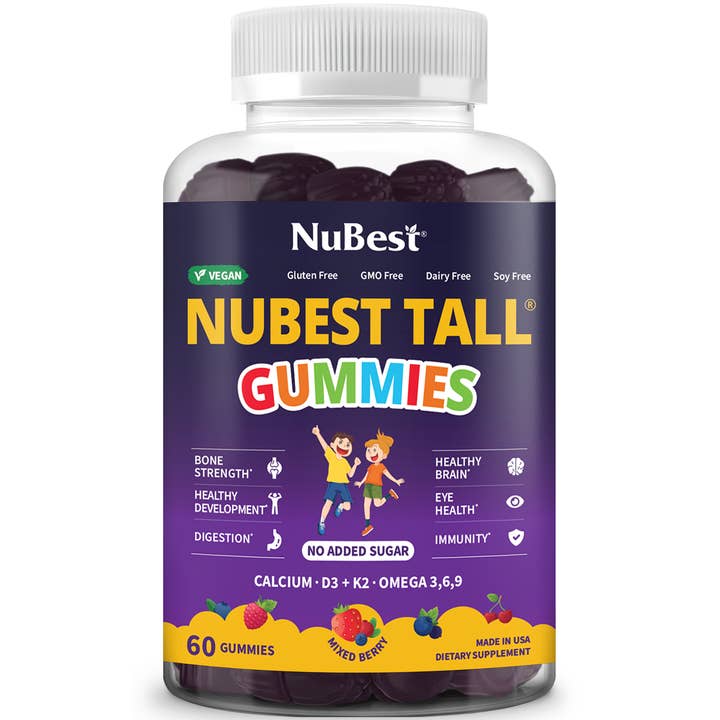 NuBest Tall Gummies, Height Growth Gummies, No Added Sugar for wholesale by NuBest Nutrition