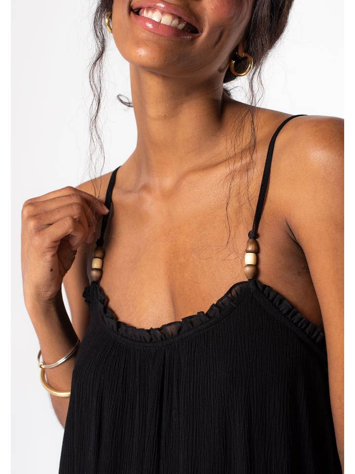 Lovestitch - Wholesale Dress - Women's - Bohemian High Slit Spaghetti Strap Maxi Dress3