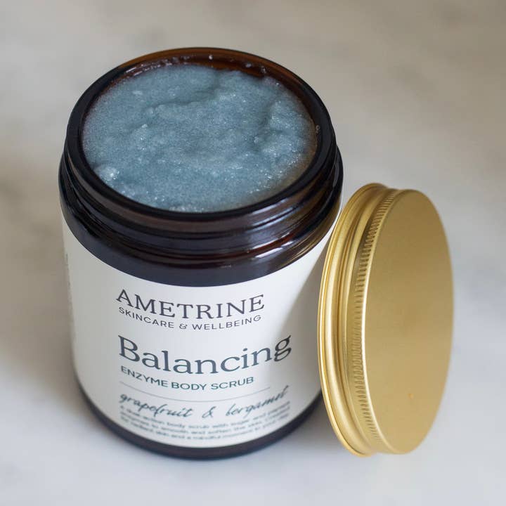 Balancing Body Scrub for wholesale by Ametrine Skin