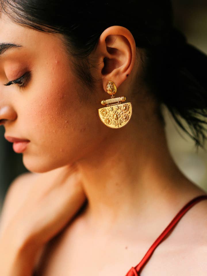 Pendientes Arco Majestuoso para venta al por mayor de Melrosia London